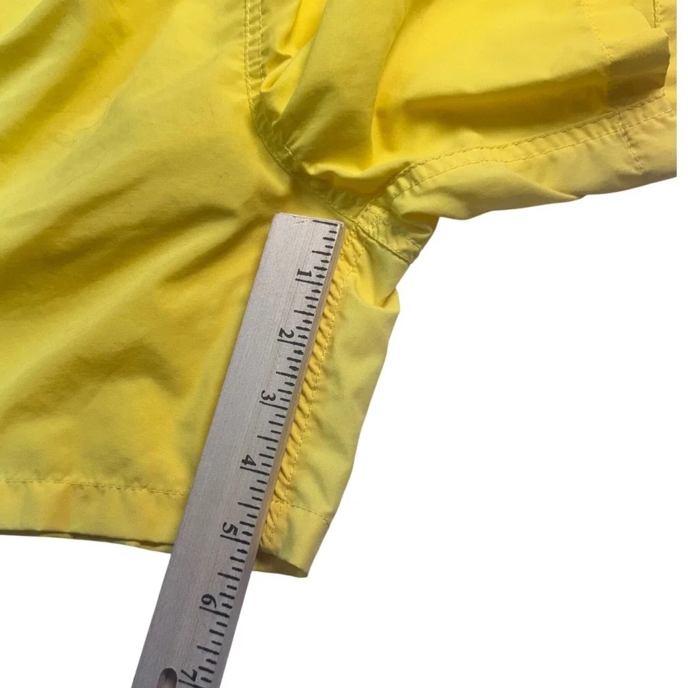 Polo Ralph Lauren Mens Yellow Swim Trunks Mesh Lined Board Shorts Size L